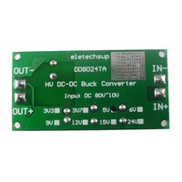 Convertisseur de DC-DC EBike haute tension Module de régulateur abaisseur Buck 80V 72V 64V 60V 48V 36V 24V à 15V 12V 9V 6V 5V 3.3V