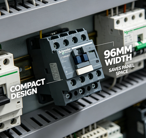 คอนแทคเตอร์แม่เหล็ก MT-Schneider LC1D80008F7 TeSysDeca 4 โพล 80A 110V AC สำหรับควบคุมมอเตอร์อุตสาหกรรมในระบบอัตโนมัติ - Product Image 2