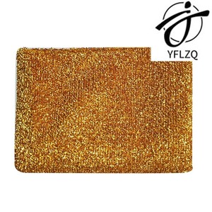 Tejidos de <span class=keywords><strong>ropa</strong></span> tela de aluminio rizado decoración de fiesta uso brillo lurex Pino pelo perro <span class=keywords><strong>ropa</strong></span> vestido tela metálica - Product Image 4