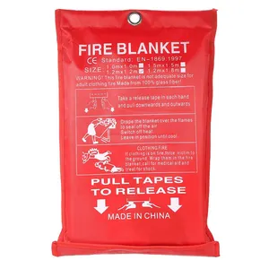 الألياف الزجاجية القماش الطوارئ ضد الحريق العزل لحام بطانية حريق