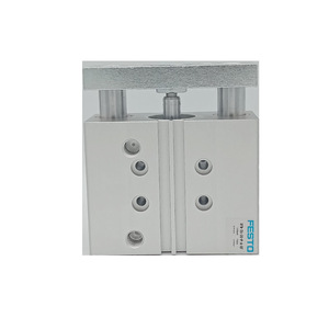 กระบอกสูบแกนนำสามแกน Festo รุ่น DFM12 16 20 25 32 40 50 63 80 P A B ซีรีส์กระบอกสูบลม ตัวเรือนเหล็ก - Product Image 2