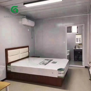 Casa Contenedor Plegable de 20 Pies para Campamento Petrolero con Escalera en el Techo y Barandilla, Villa Modular Prefabricada, Unidad de Vivienda Portátil, Casa Pequeña - Product Image 2