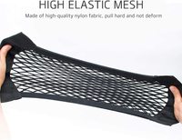 Pochette de rangement murale autocollante, filet de chargement universel en maille pour coffre de voiture, organisateur de rangement pour SUV