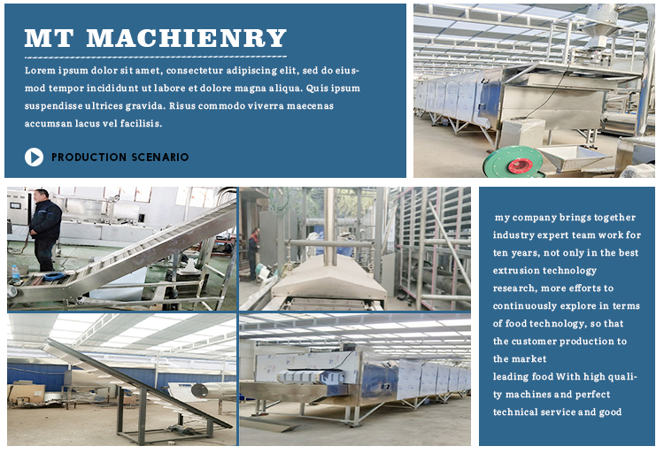 Gas Diesel Corn Doritos Tortilla Chips Processing Line Machine 100kw