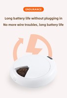Distributeur automatique intelligent pour animaux de compagnie, machine d'alimentation pour chats et chiens, programmable par application, alimentation quantitative, grande capacité, portable, moderne, robuste
