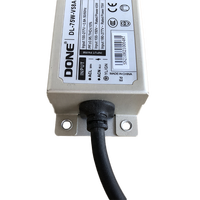Module de driver LED étanche 75W pour projecteur, boîtier en aluminium IP67, éclairage LED à intensité variable