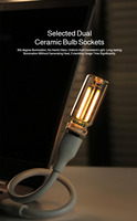 Bombilla LED Edison de Filamento USB Retro de 5V, Luz Nocturna Táctil Regulable, Estilo Incandescente Vintage, Iluminación LED Decorativa para el Hogar