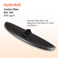 GY-BSC1120/1060/970/890/810/740 en fibre de carbone aile avant hydroptère planche de surf planche de pompage planche de surf Sports nautiques hydroptère