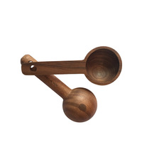 Cuillère doseuse en bois pour café moulu, miel, sucre, épices et poudres