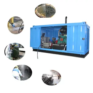 10000psi to 22000psi water jet cleaner hydro blasting machine industry condenser pipeline cleaning equipment