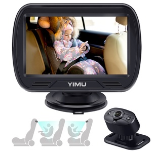 Meilleure vente grande caméra de surveillance de voiture large et réglable incassable orientée vers l'arrière pour bébé et enfants - Product Image 1