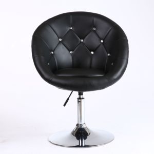 Seduta in PU regolabile in altezza di alta qualità sedia da parrucchiere di colore nero sedia da barbiere - Product Image 1