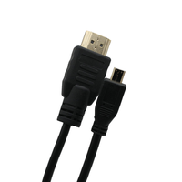 Câble HDMI vers HDMI Premium 1,5 m haute vitesse 4K 18 Gbit/s compatible 3D Type D vers Type A pour projecteur, caméra, haut-parleur avec PVC
