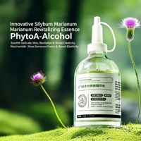 Sérum Visage Liquide Végétalien Équilibré Non Collant à la Centella Asiatica, au Théier, à la Vitamine C et aux Peptides pour Apaiser et Calmer les Peaux Irritées