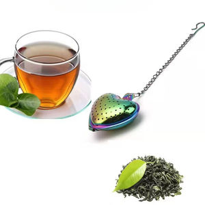 Infusores de bolas de té de acero inoxidable 304 en forma de Corazón dorado - Product Image 5