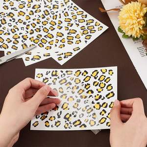 Croix miroir visage guépard chat moustaches léopard <span class=keywords><strong>tatouage</strong></span> autocollant nouvelle impression papier corps Application avec <span class=keywords><strong>tampon</strong></span> à chaud pour Halloween - Product Image 3