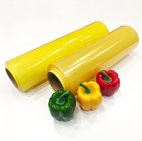 Film étirable en PVC de qualité alimentaire, rouleau jumbo, fabricant professionnel pour l'emballage alimentaire
