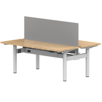 Base de bureau électrique ergonomique à 4 pieds, réglable en hauteur, pour poste de travail intelligent, table élévatrice, bureau de direction assis-debout