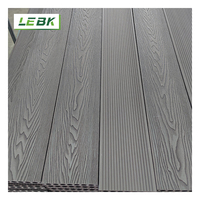Commande en gros à prix réduit matériau de terrasse en composite haute densité plancher en bois Wpc terrasse étanche pour cour
