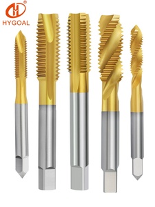 HYGOAL Industrielle Beschichtete Gewindebohrer mit Kobalt Optimiert für Edelstahl & Hartlegierungen Gerade/Spiral/Spiralspitze Inklusive - Product Image 2