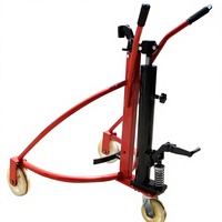 Nouveau chariot manuel hydraulique pour fûts d'huile de construction, chariot de manutention de fûts personnalisé multifonctionnel