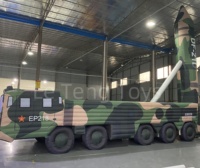 Véhicule publicitaire gonflable géant en PVC personnalisé (chasseur/missile/grand char anti-aéronautique) - Étanche et résistant aux UV