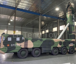 Mô hình máy bay chiến đấu khổng lồ bơm hơi tùy chỉnh/ Xe tên lửa quảng cáo bơm hơi/ Xe tăng phòng không bơm hơi cỡ lớn - Product Image 3