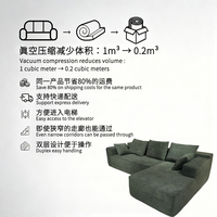 Sofá Cama de Lujo Comprimido al Vacío, Plegable y Convertible, Ahorra Espacio, Muebles Modernos para el Hogar, Venta al Por Mayor