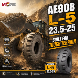 ยาง23.5-25 OTR สำหรับงานหนักลาย L5 AE908ยาง40PR สำหรับขุดและตะกรันเหล็ก - Product Image 4