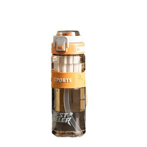 Nouvelle tasse d'été portable simple pour PC, avec double paille, créative, à tenir à la main, pour thé, pour hommes et femmes, résistante à la chaleur, type paille - Product Image 5