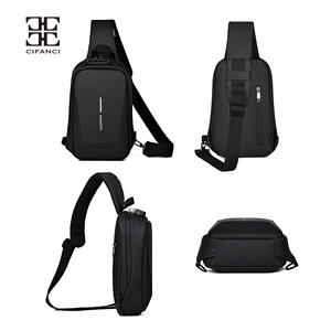 Novo estilo elegante elegante versátil grande capacidade multifuncional impermeável <span class=keywords><strong>anti</strong></span> roubo personalizável logotipo saco de peito dos homens - Product Image 2
