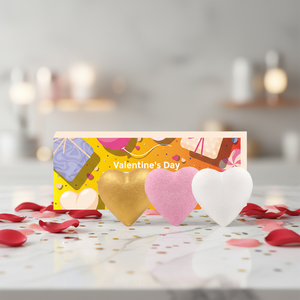 Bombes de bain <span class=keywords><strong>en</strong></span> forme de cœur, parfumées aux fleurs, 100% naturelles, faites à la main pour la Saint-Valentin, relaxantes pour le <span class=keywords><strong>spa</strong></span>, couleurs personnalisables - Product Image 1