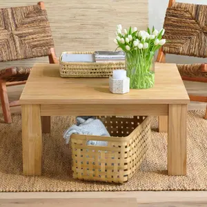 Cesta de bambú hecha a mano con asa Cesta de almacenamiento de bambú vietnamita para la organización del hogar - Product Image 4