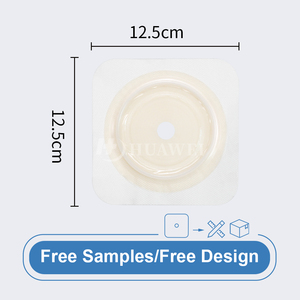 Hydrocolloid chứa chất thải da rào cản tấm cơ sở mặt bích cho hai miếng chứa chất thải stoma Pouch Túi - Product Image 2