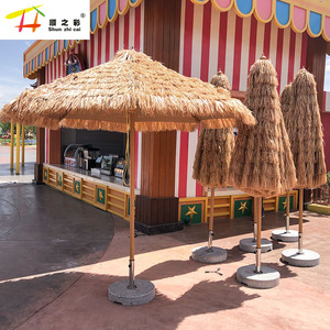 <span class=keywords><strong>Parasol</strong></span> d'extérieur pliant en aluminium de style <span class=keywords><strong>original</strong></span> Tiki avec pampilles, de haute qualité, pour la plage, vente en gros directe usine - Product Image 6