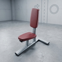 Chaise d'épaule commerciale de gymnastique Tabouret à angle droit Triceps Chaise d'entraînement Acier Plastique Pliable Écologique