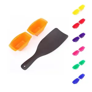 Wholesale double bowl pick up dyeing tool hairdressing salon highlight board for barber hair dyeing set