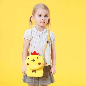 Sacs à dos et sacs à bandoulière en peluche multicolores écologiques pour enfants, modèle animal mignon, vente en gros 2020, pour l'école, OEM - Product Image 5
