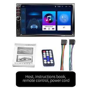 7018 écran 7 pouces image de recul 12V radio audio <span class=keywords><strong>commande</strong></span> <span class=keywords><strong>au</strong></span> <span class=keywords><strong>volant</strong></span> 2din BT voiture mp5 manuel du lecteur - Product Image 4