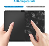Film mat pour tablette, protection d'écran en verre trempé anti-traces de doigts pour Apple iPad 11 10 9 8ème génération air 13 pouces M2 M3 M4