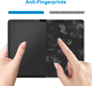 ฟิล์มกันรอยแบบด้านสำหรับแท็บเล็ต  กระจกนิรภัยป้องกันรอยนิ้วมือ สำหรับ <span class=keywords><strong>Apple</strong></span> <span class=keywords><strong>iPad</strong></span> <span class=keywords><strong>11</strong></span> 10 9 8 รุ่นที่ 1 2 3 4  air 13 นิ้ว <span class=keywords><strong>M2</strong></span> M3 M4 - Product Image 2