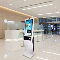 Máquina con Pantalla Táctil de 27 Pulgadas con Sistema Operativo Win11, Escáner de Código QR y Lector de Tarjetas RFID