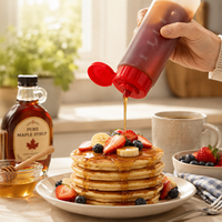 Bouteille souple graduée pour la distribution de sauces (ketchup, moutarde, vinaigrette, sirop) – Fournitures de restauration