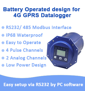 Dispositif de capture de données Modbus 4G LTE fonctionnant sur batterie, système d'irrigation agricole, contrôleur d'irrigation sans fil - Product Image 2