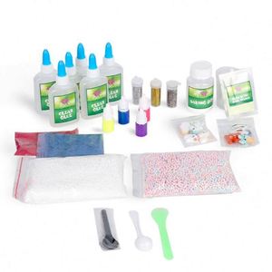 New Arrival Colourful Non Borax DIY Glue <b>Slime</b> Making Kit with Plastic Clay and Resin for Kids Non Toxic - Product Image 5