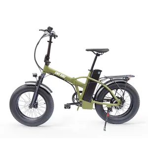 Hezzo 500W 48V bicicleta eléctrica almacén de la UE bicicleta de motor de tierra eléctrica Venta caliente neumático gordo Bicicleta de ciudad eléctrica plegable para adultos