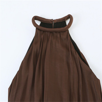 Robe midi asymétrique texturée simple, élégante et tendance pour femme, nouvelle collection été 2026 - 7235645