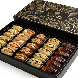 Caja de Regalo Premium con Dátiles y Frutos Secos para el Ramadán Mubarak - Product Image 2