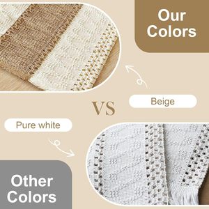 Handmade Boho placemats <span class=keywords><strong>macrame</strong></span> trang trí và trang trại phong cách placemats cho bàn ăn nhà bếp - Product Image 2