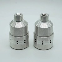 Boquilla Atomizadora de Aleación de Aluminio 6061 con Múltiples Orificios, Boquilla de Pulverización Mecanizada por CNC, Conector de Válvula de Distribución de Fluidos
